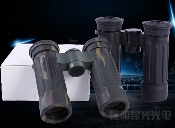 昆光7X28防水測距雙筒望遠鏡高清高倍小巧便攜觀景登山尋蜂兒童望遠鏡