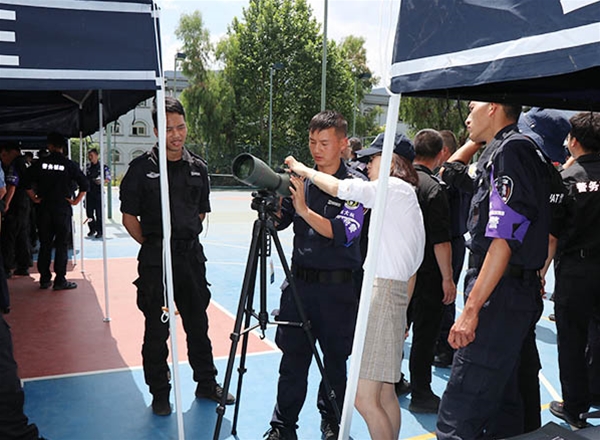 特警支隊高倍鏡觀測體驗
